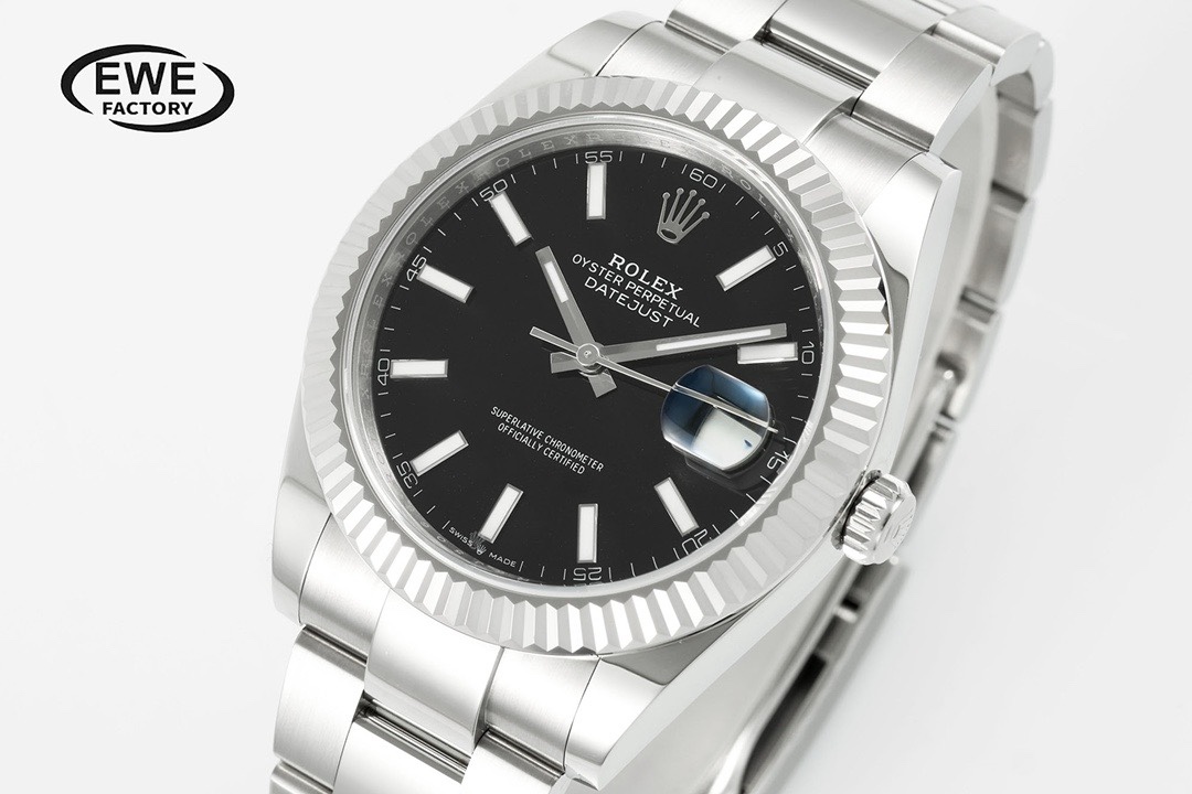 Rolex EWE Factory Datejust 41mm Men Watch, 3235 Automatic Movement, 904L Steel