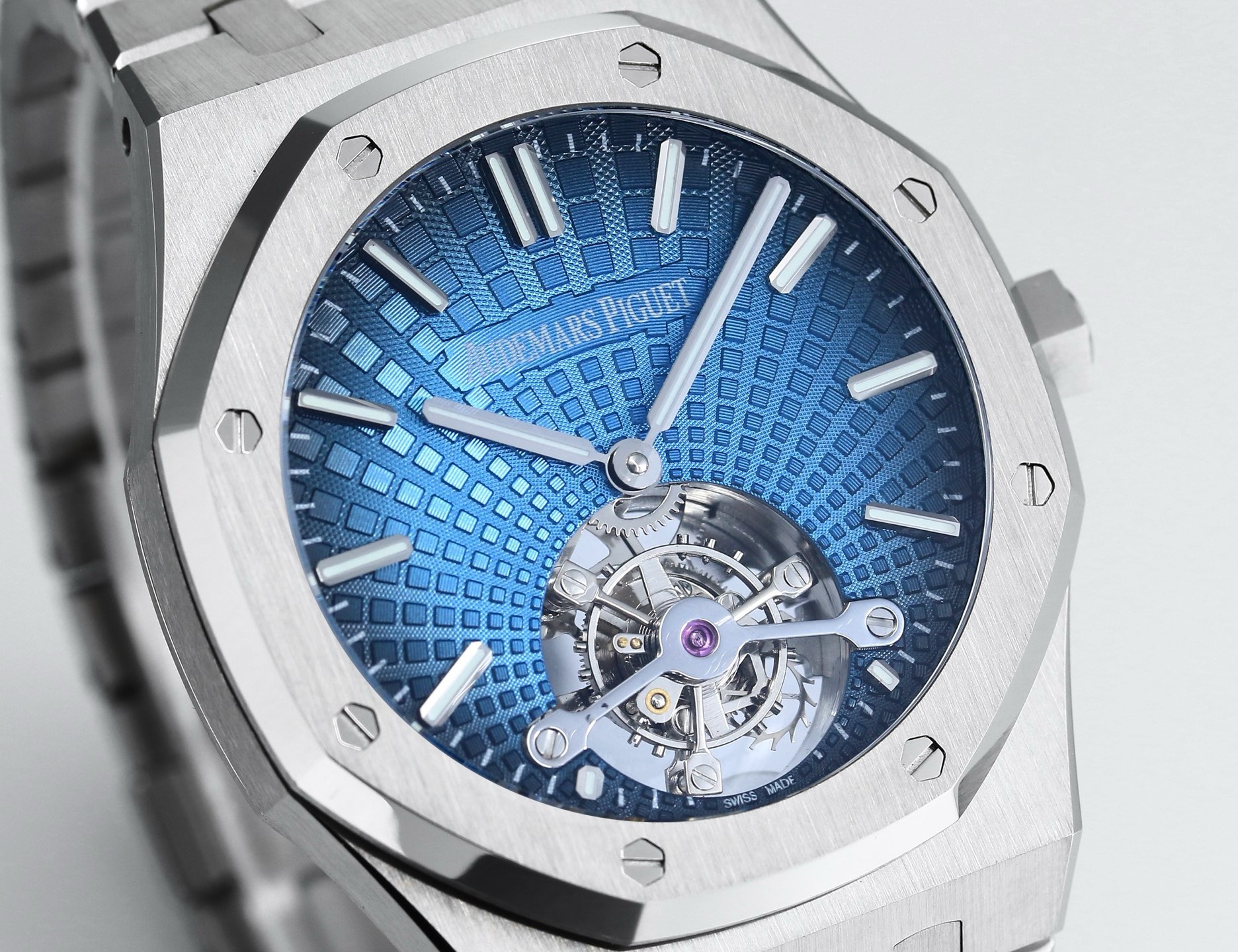 Audemars Piguet Royal Oak Tourbillon 41mm Evolutive Tapisserie Dial Automatic Watch