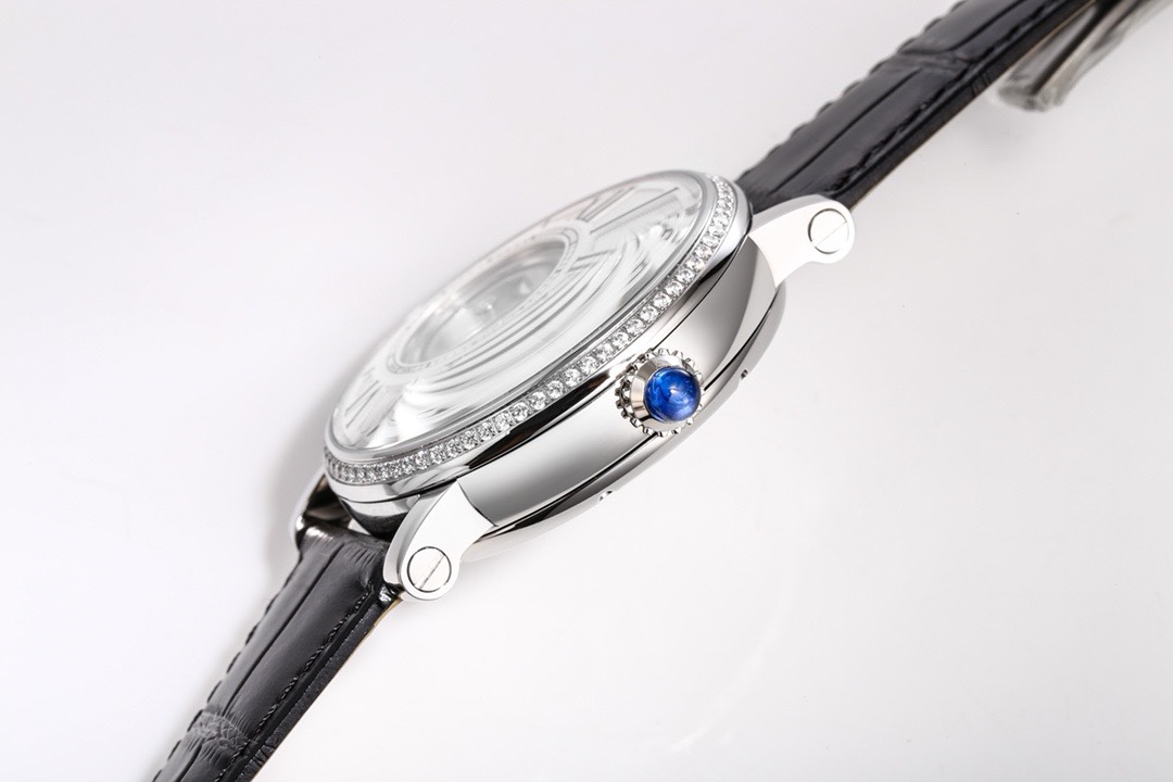 Cartier Rotonde de Cartier Mysterious Watch, Floating Hands Design, 42.5mm, MC 9981 Manual & Automatic Integrated Movement