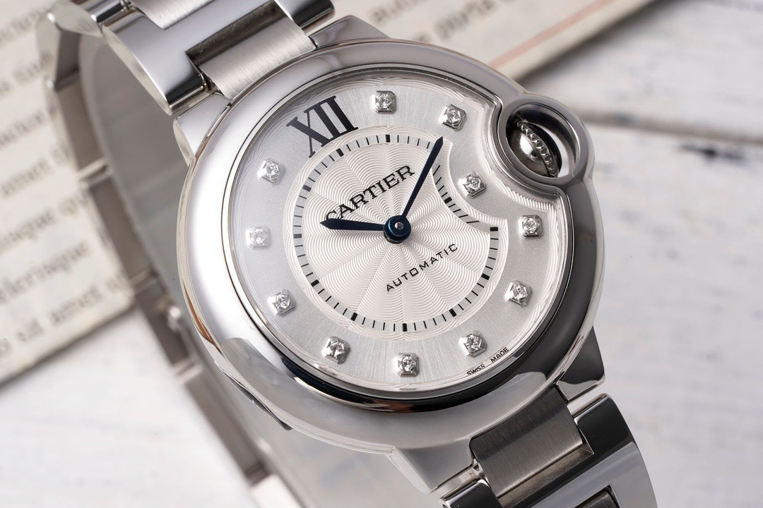 Cartier Ballon Bleu AF Upgraded 33mm Women Automatic Wristwatch