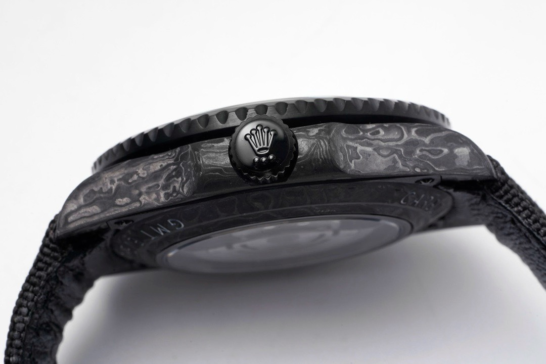 Rolex GMT-Master II Carbon Watch | Cal.3186 Automatic Movement, Forged Carbon Case