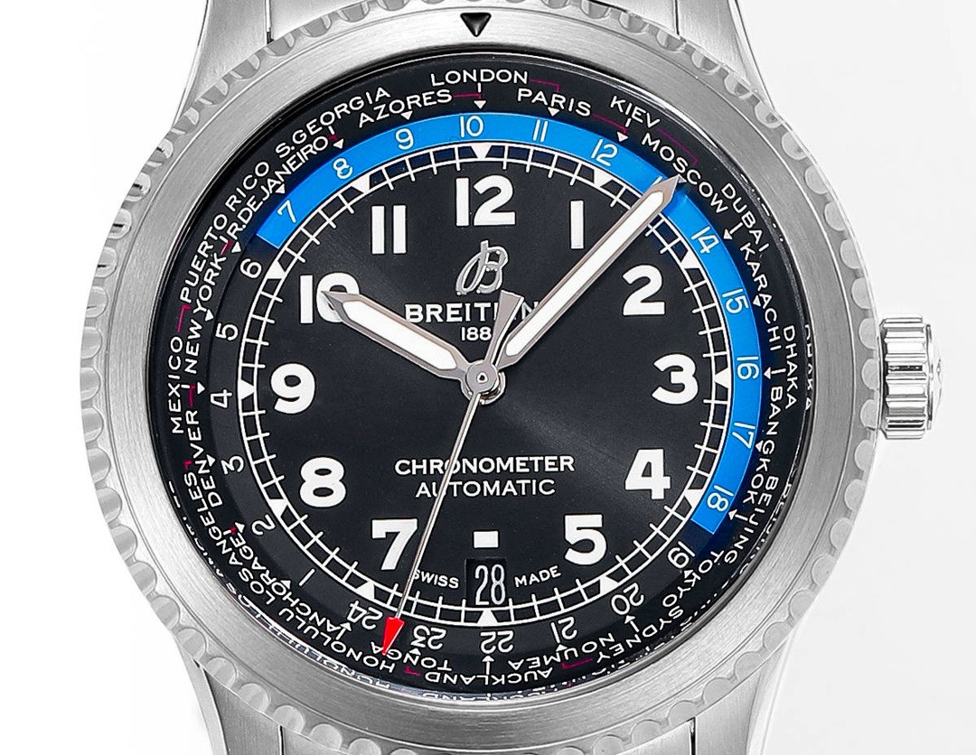 BREITLING Navitimer Pilot Watch 41mm, BLS Factory 2824 Automatic Movement Steel Bracelet
