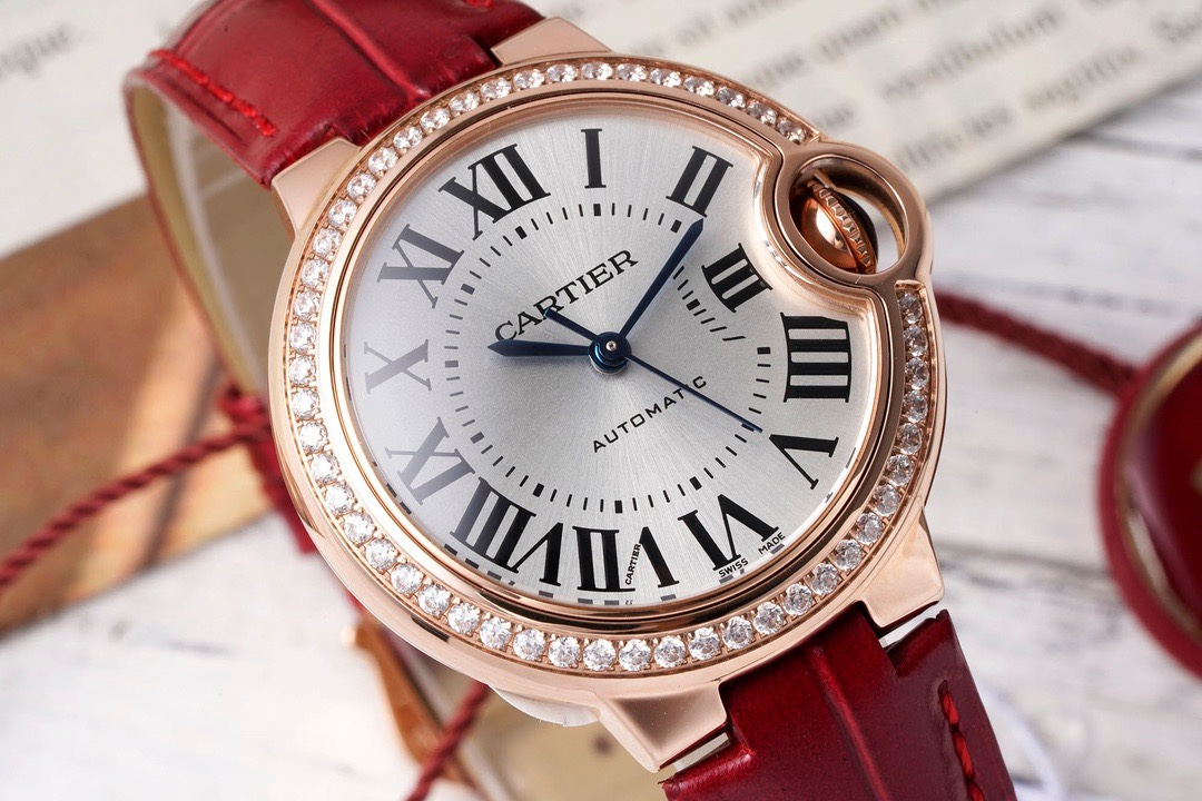 Cartier Ballon Bleu AF Upgraded 33mm Women Automatic Wristwatch