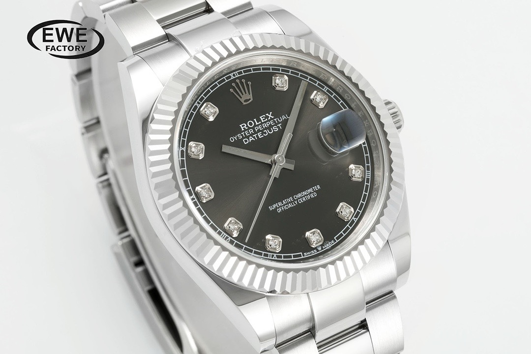 Rolex EWE Factory Datejust 41mm Men Watch, 3235 Automatic Movement, 904L Steel