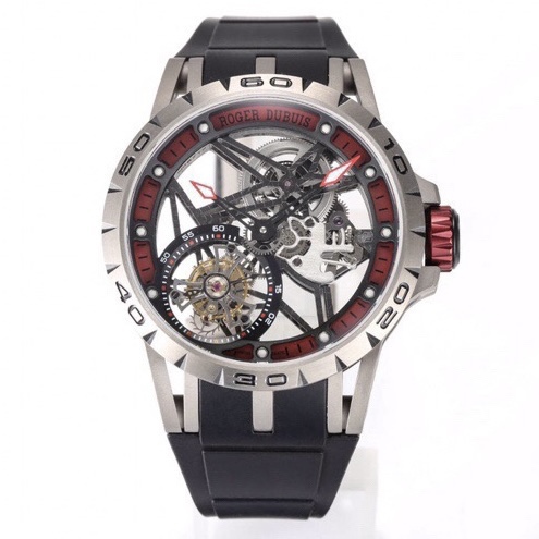 Roger Dubuis Titanium Skeleton Tourbillon Watch