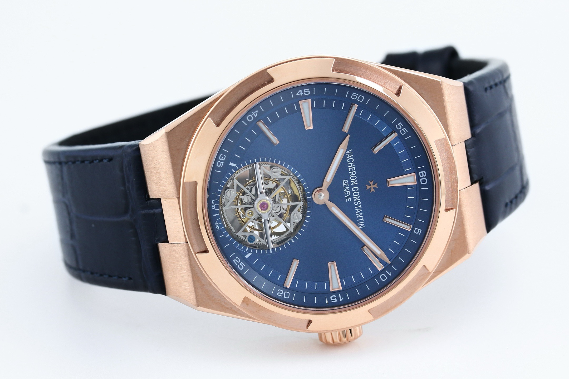 Vacheron Constantin Overseas Tourbillon 42.5mm Blue Dial Automatic Watch