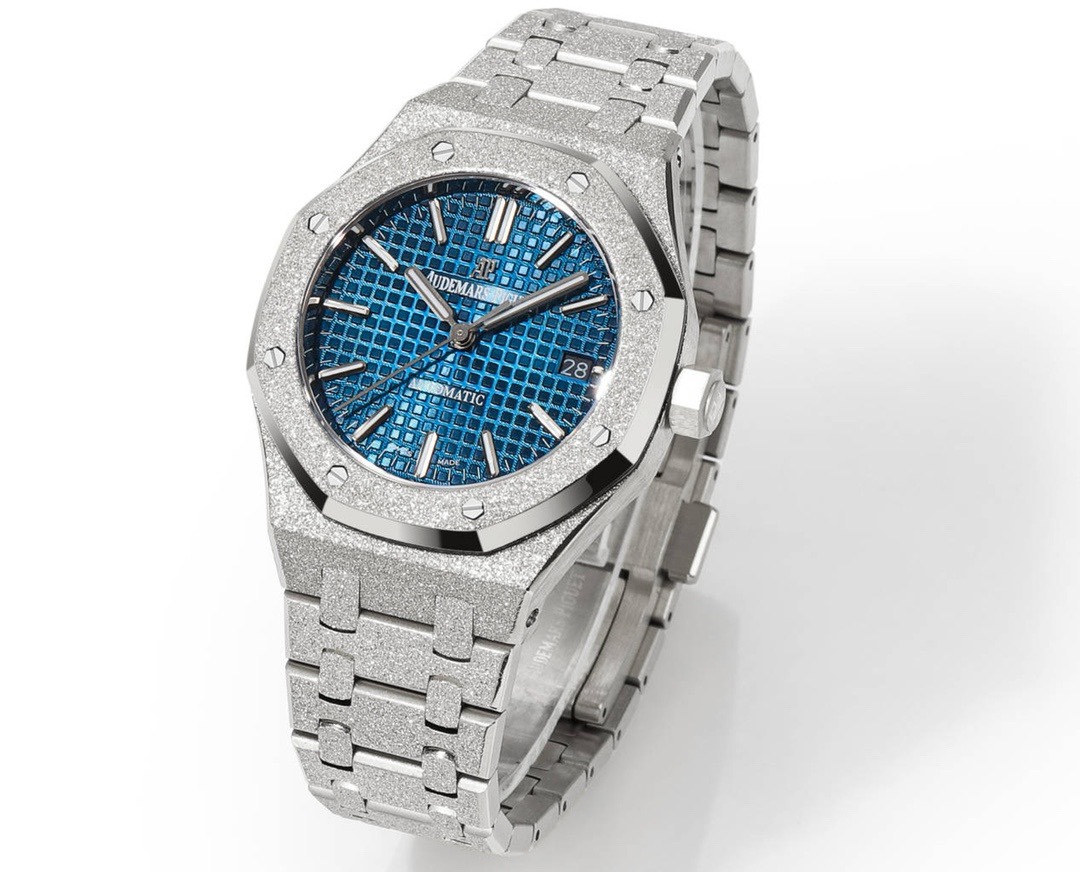 Audemars Piguet Royal Oak 37mm 15454 Frosted Gold Ladies Automatic Watch