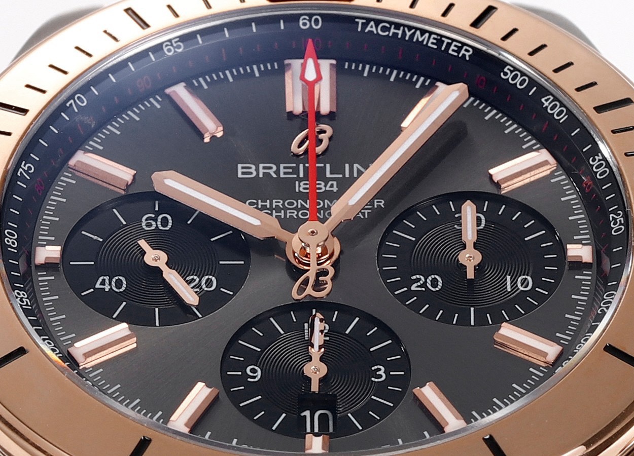 Breitling Chronomat Automatic Watch | BLS New Release 42mm Tricolor Arrows Pilot Watch