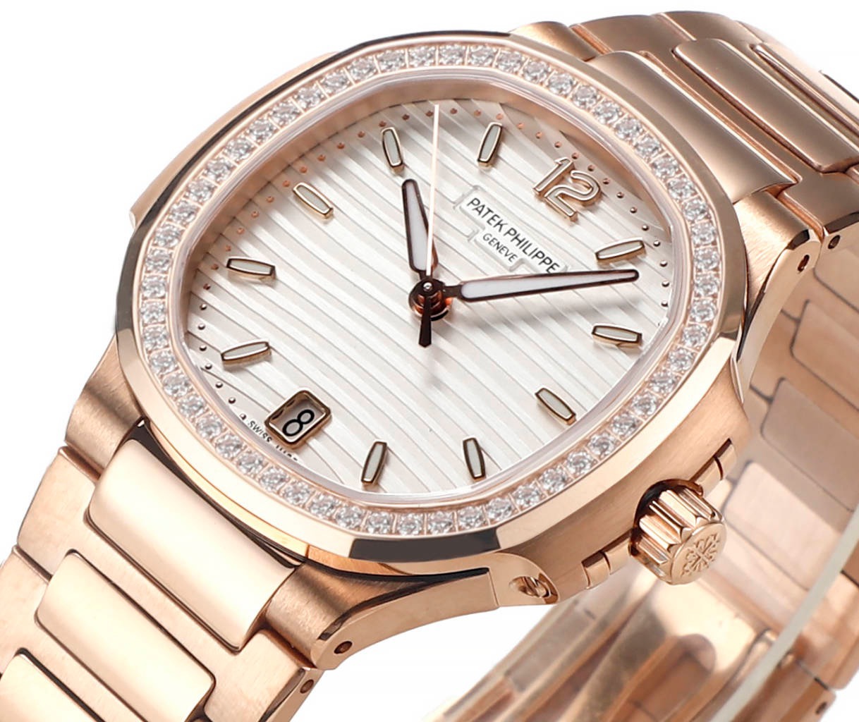 Patek Philippe Nautilus 7118 Ladies Watch | Custom Cal.324SC