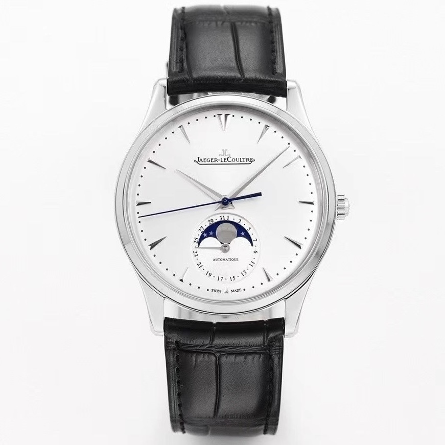 Premium Handcrafted Moon Phase Dress Watch 39mm Automatic Mechanical Timepiece