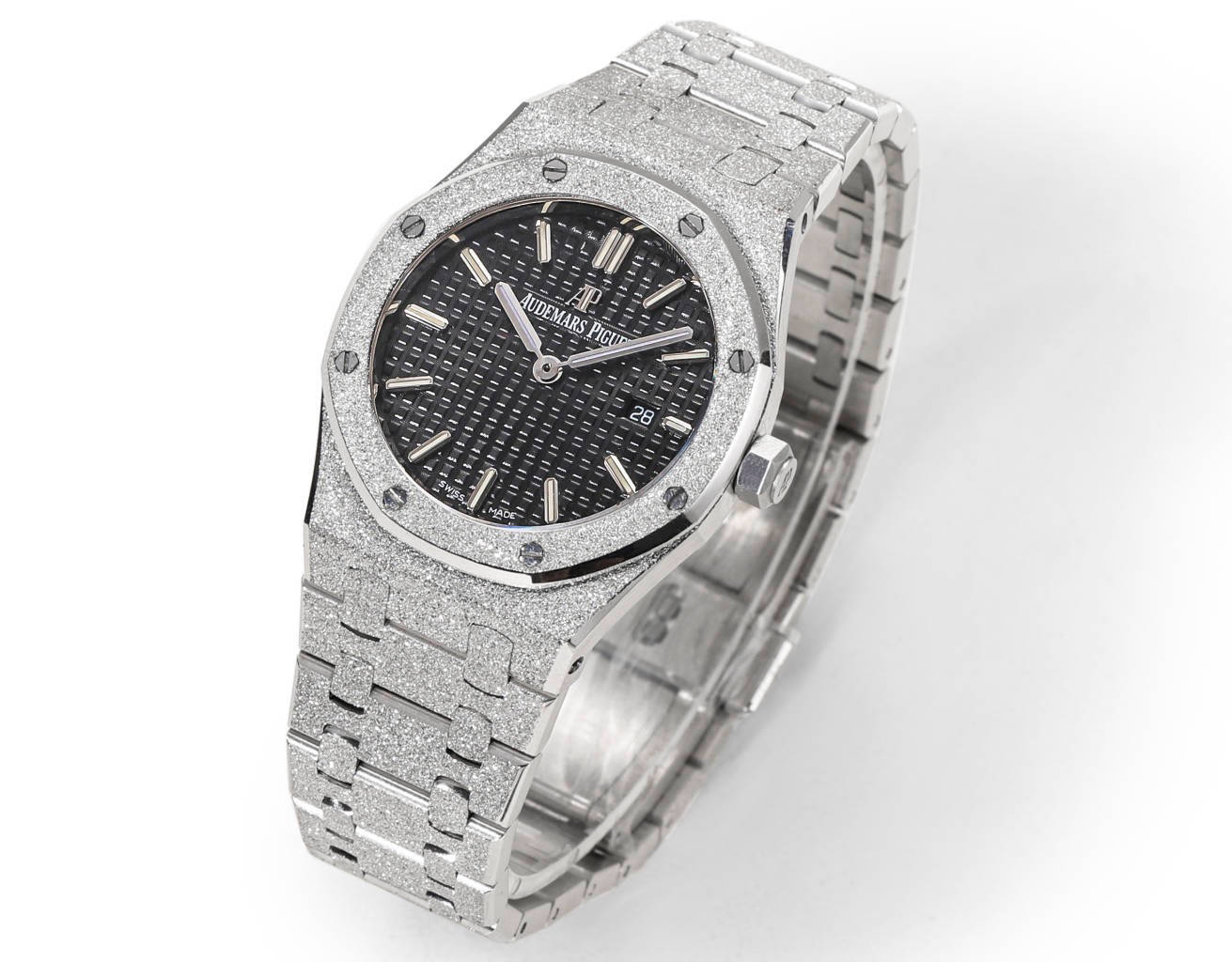 Audemars Piguet Royal Oak 33mm Frosted Gold Quartz Ladies Watch