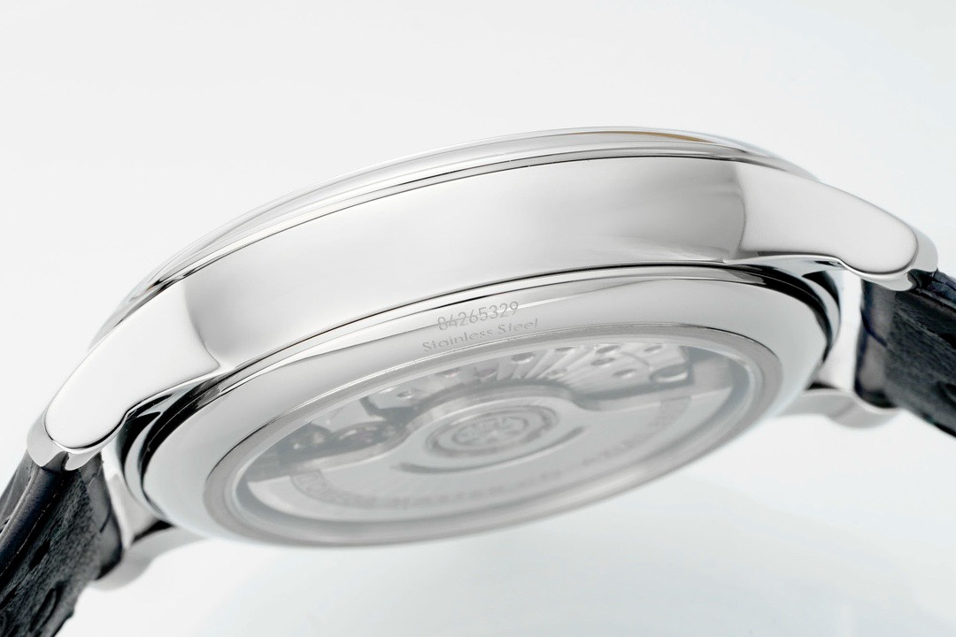 Omega De Ville Power‑Reserve Automatic Mechanical Watch, Genuine Calfskin Leather Strap