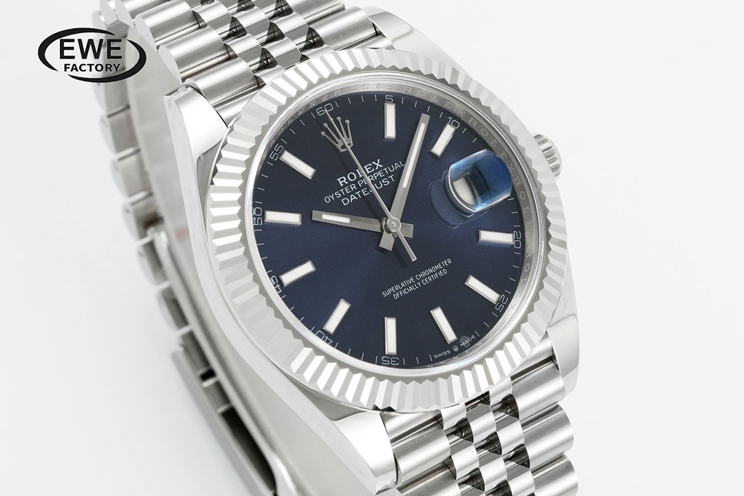 Rolex EWE Factory Datejust 41mm Men Watch, 3235 Automatic Movement, 904L Steel