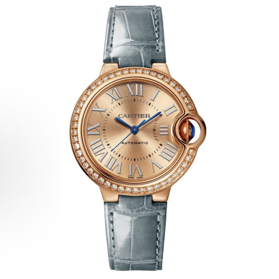 Cartier Ballon Bleu AF Upgraded 33mm Women Automatic Wristwatch
