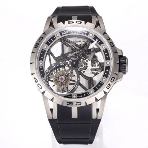 Roger Dubuis Titanium Skeleton Tourbillon Watch