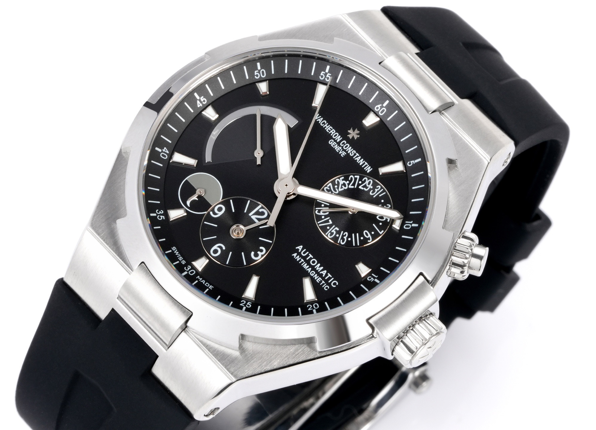 Vacheron Constantin Overseas RW4 Multifunctional Mechanical Watch, 42mm Stainless Steel Casual Business Gentleman Wristwatch