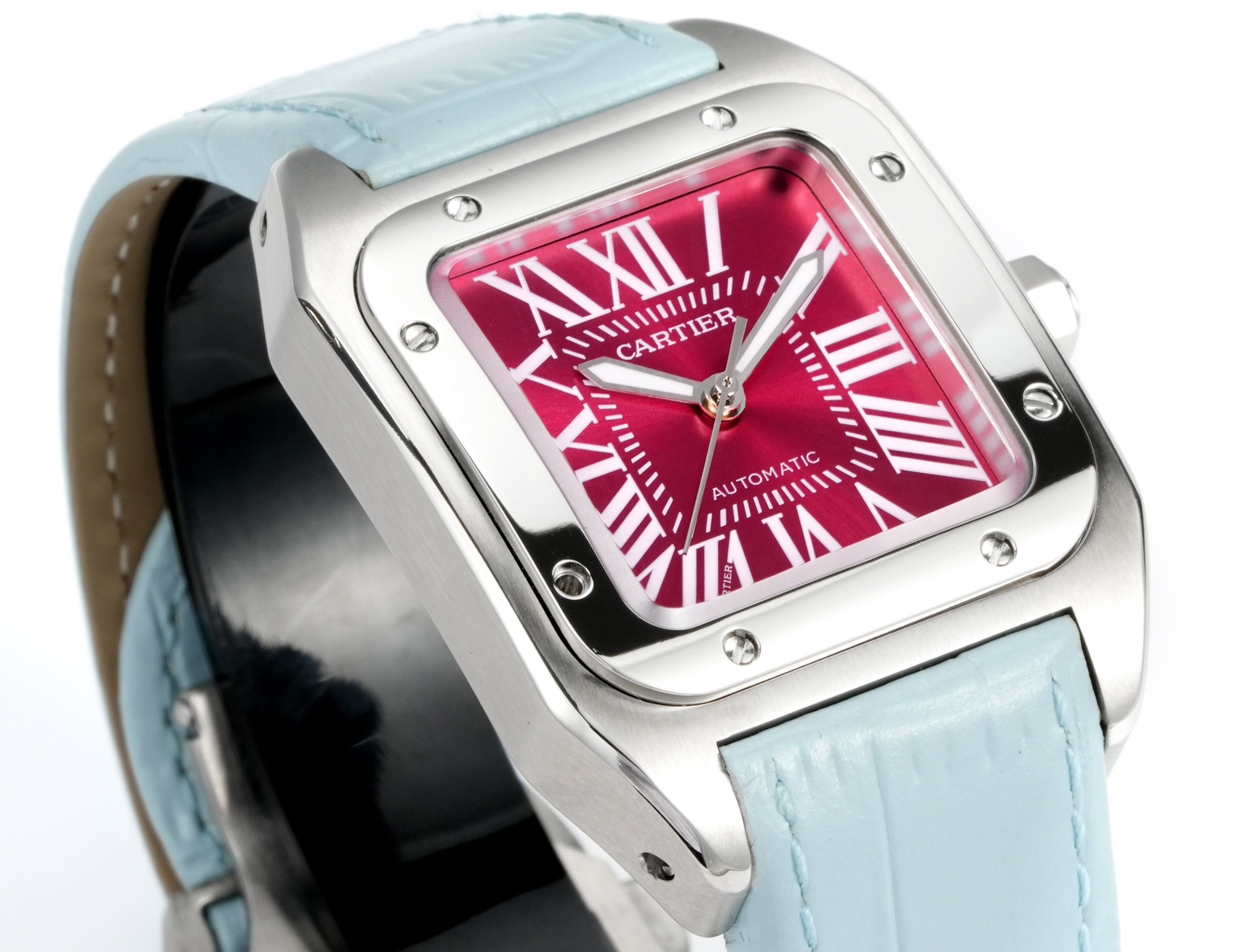 Cartier Santos 100th Anniversary Ladies Automatic Watch, 35.6mm