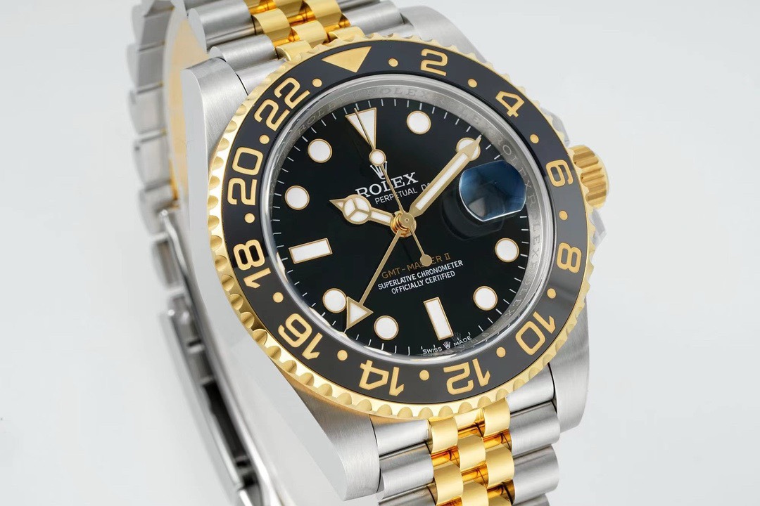 Rolex GMT Travel Watch 904L Steel Cal.3285 Movement