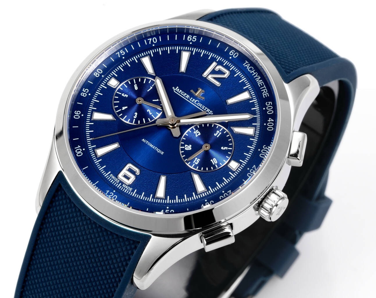 Jaeger-LeCoultre Polaris Chronograph Automatic Watch 42mm Rubber Strap