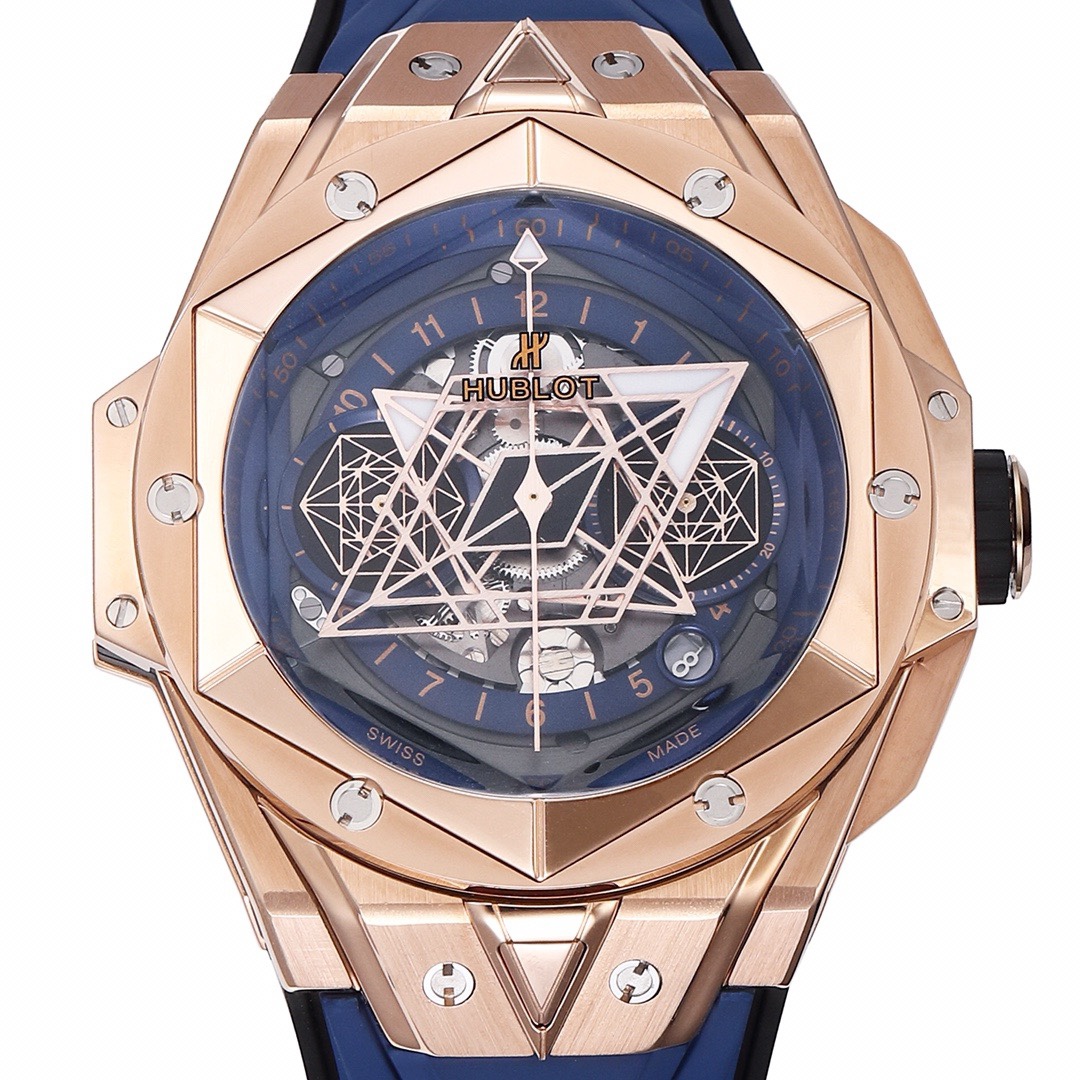 HUBLOT Big Bang Sang Bleu II Watch | BBF Super Clone Titanium Automatic Chronograph Wristwatch