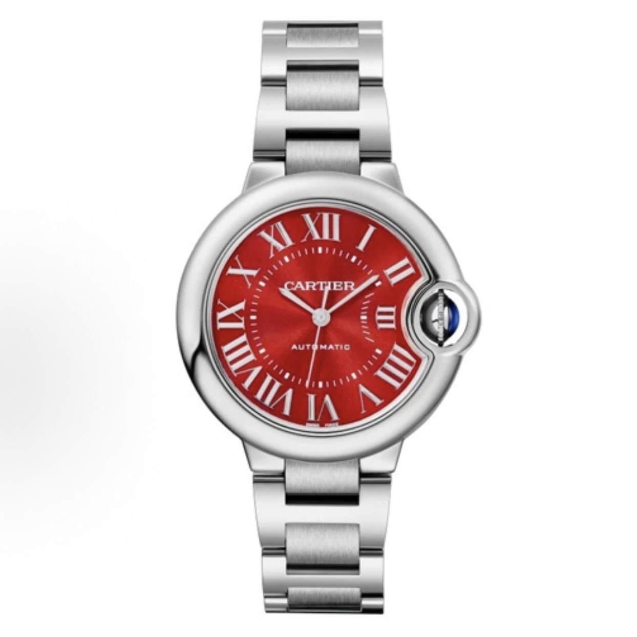 Cartier Ballon Bleu AF Upgraded 33mm Women Automatic Wristwatch