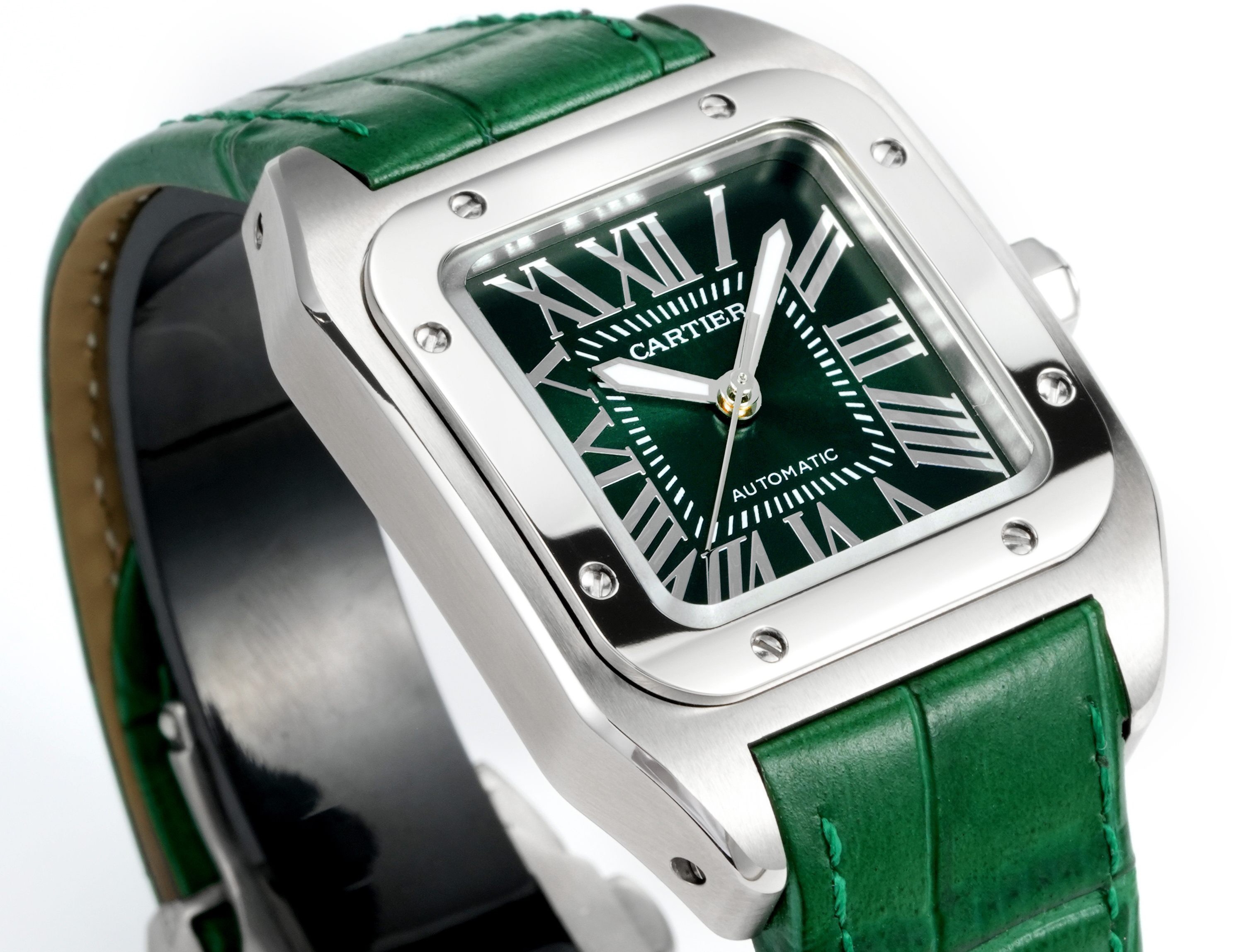 Cartier Santos 100th Anniversary Ladies Automatic Watch, 35.6mm
