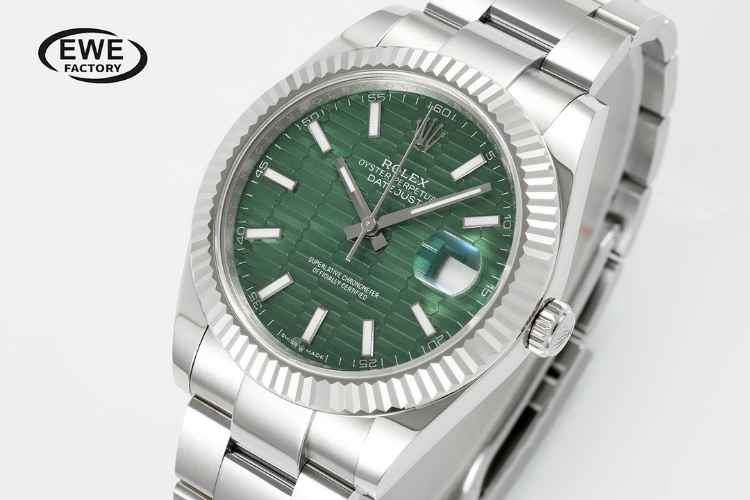 Rolex EWE Factory Datejust 41mm Men Watch, 3235 Automatic Movement, 904L Steel
