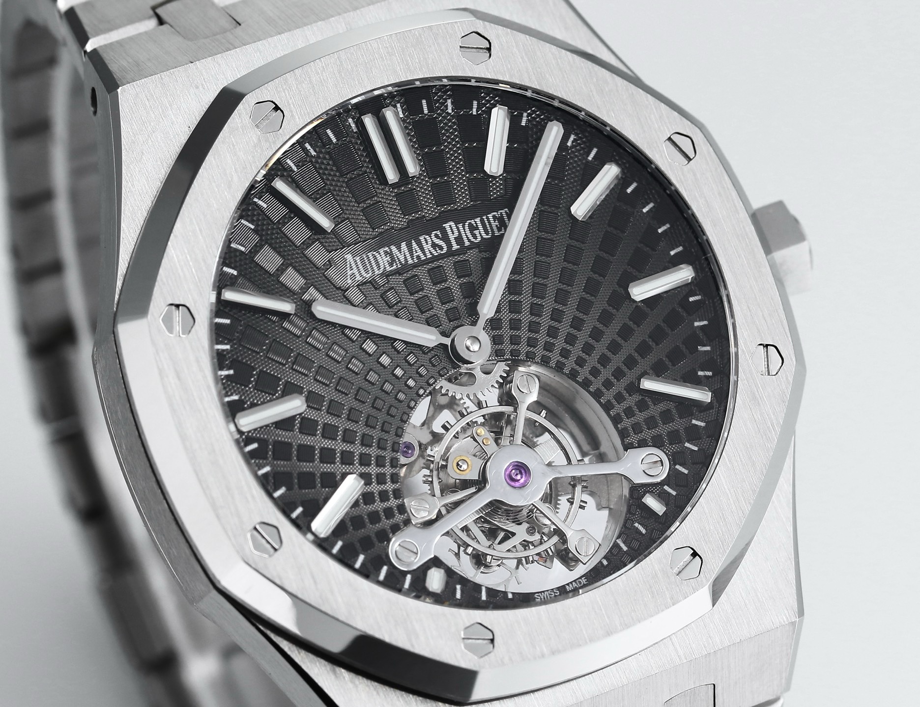 Audemars Piguet Royal Oak Tourbillon 41mm Evolutive Tapisserie Dial Automatic Watch