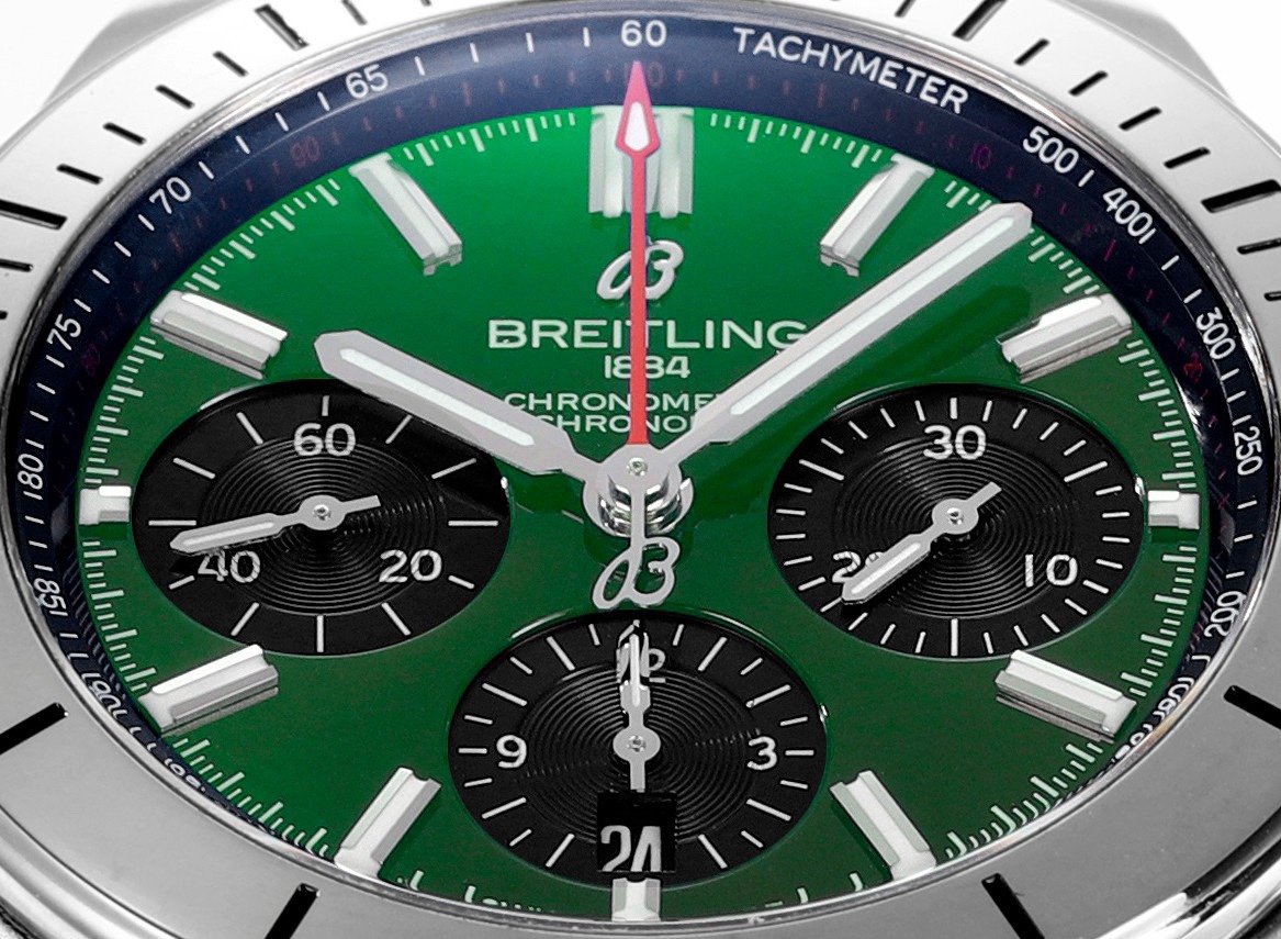 Breitling Chronomat Automatic Watch | BLS New Release 42mm Tricolor Arrows Pilot Watch