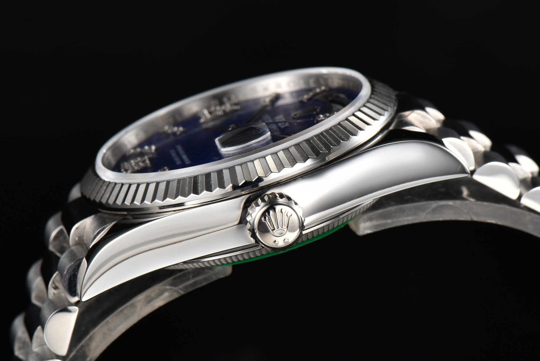 Rolex Day-Date 36 Hidden 6 Diamond Roman Markers | CS Factory Natural Gemstone Dial 904L Steel Watch