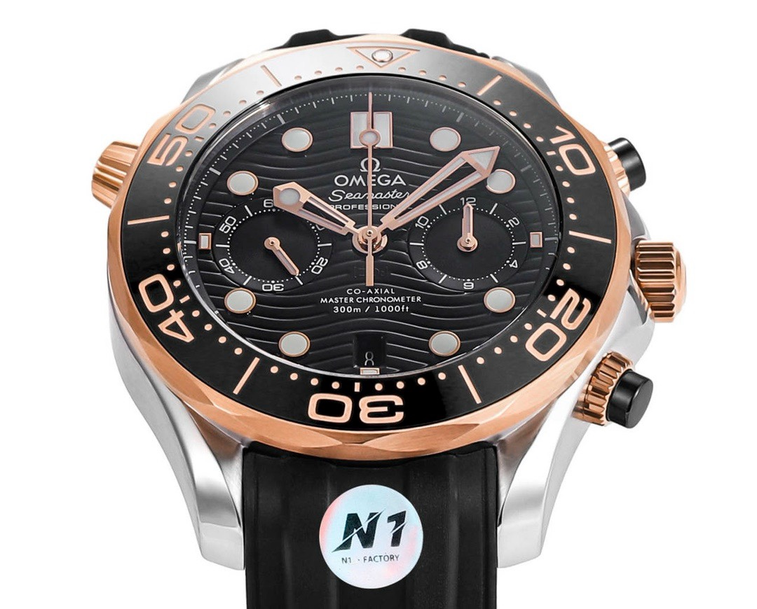 OMEGA Seamaster 300 Chronograph 44mm Dive Watch Cal.9900 Full Function Ceramic Bezel