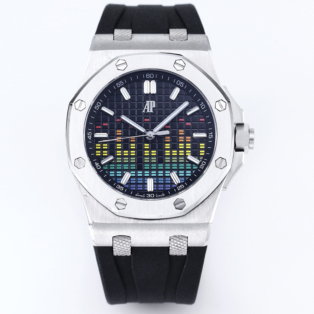 Audemars Piguet Royal Oak 15600 Music Edition Watch, ZF Factory, 44mm, CAL.4309 Movement