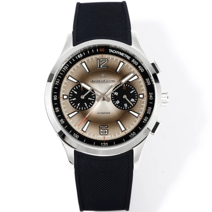 Jaeger-LeCoultre Polaris Chronograph Automatic Watch 42mm Rubber Strap