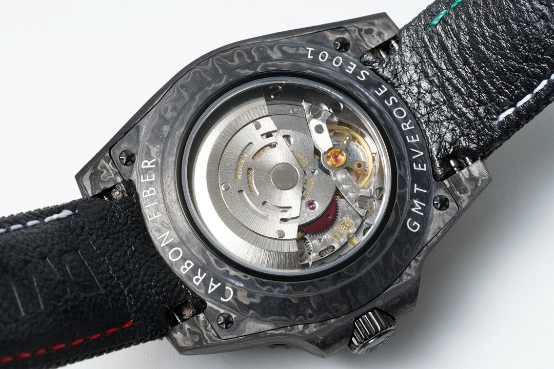 Rolex GMT-Master II Carbon Watch | Cal.3186 Automatic Movement, Forged Carbon Case