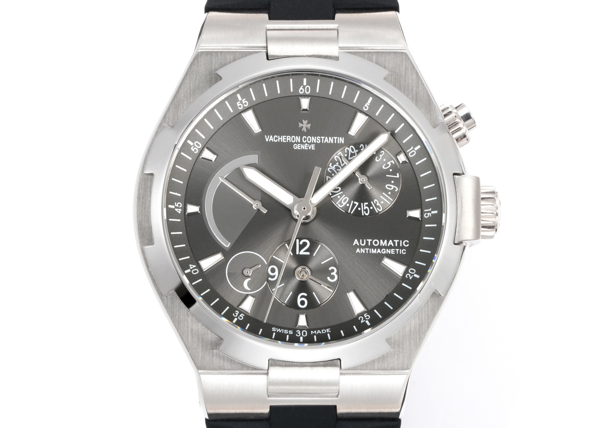Vacheron Constantin Overseas RW4 Multifunctional Mechanical Watch, 42mm Stainless Steel Casual Business Gentleman Wristwatch
