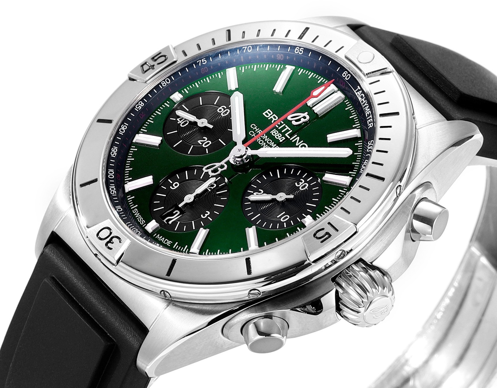 Breitling Chronomat Automatic Watch | BLS New Release 42mm Tricolor Arrows Pilot Watch