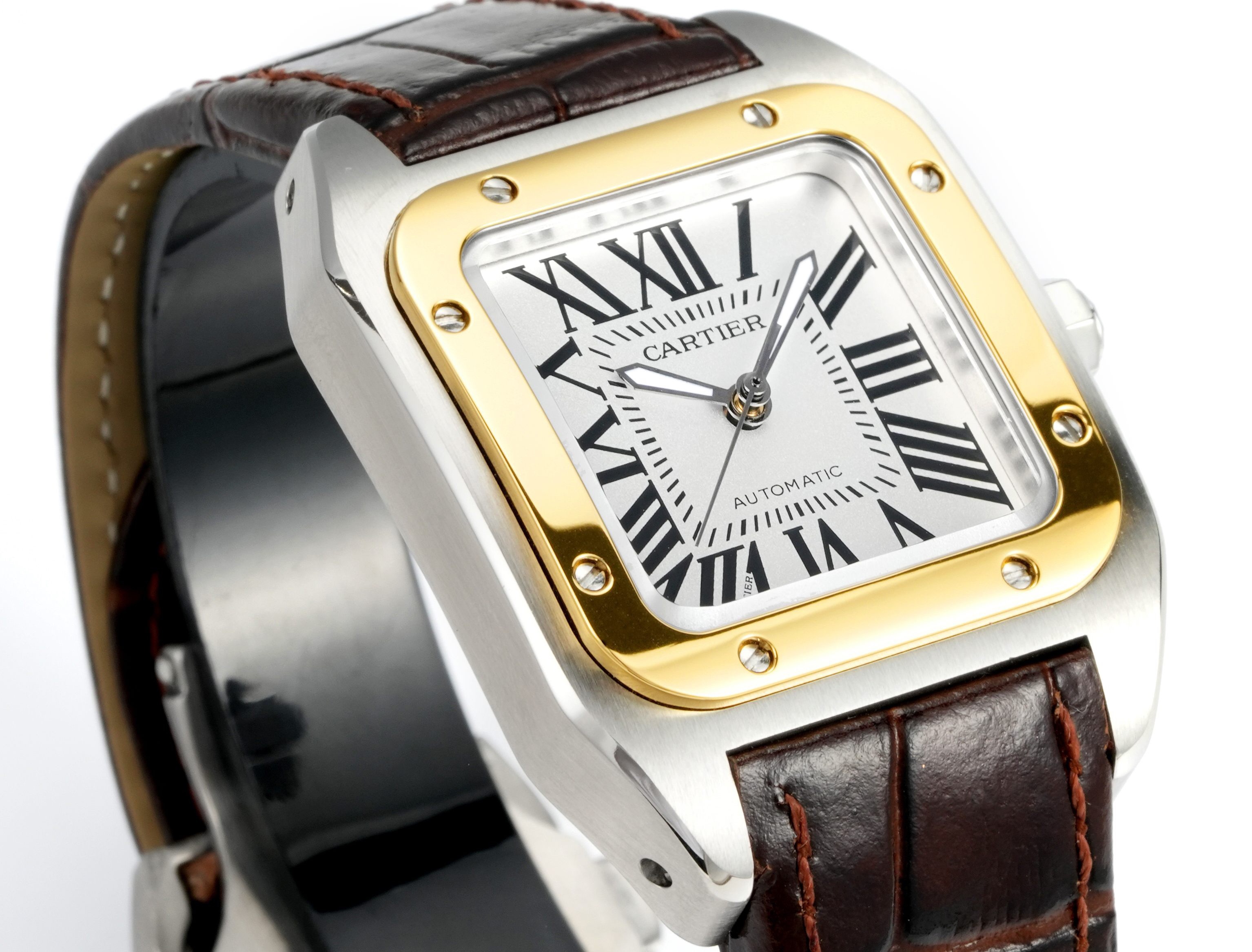 Cartier Santos 100th Anniversary Ladies Automatic Watch, 35.6mm