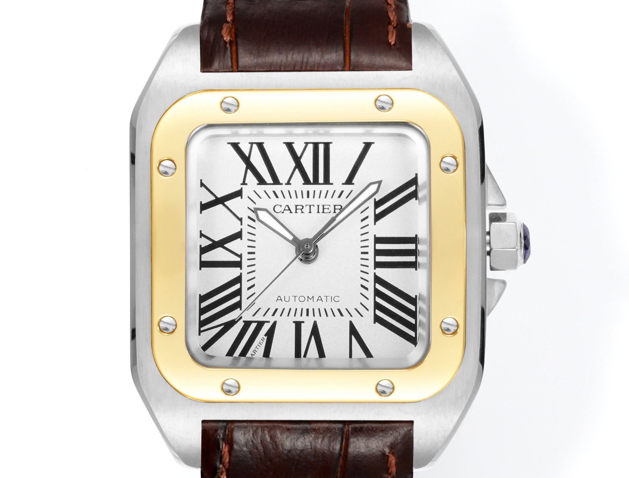 Cartier Santos 100th Anniversary Ladies Automatic Watch, 35.6mm