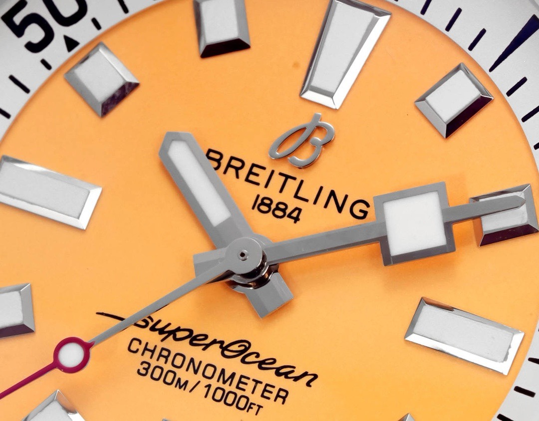 BREITLING Superocean 42mm Dive Watch, GR Factory Version Luminous Dial Ceramic Bezel Rubber Strap Multiple Colors