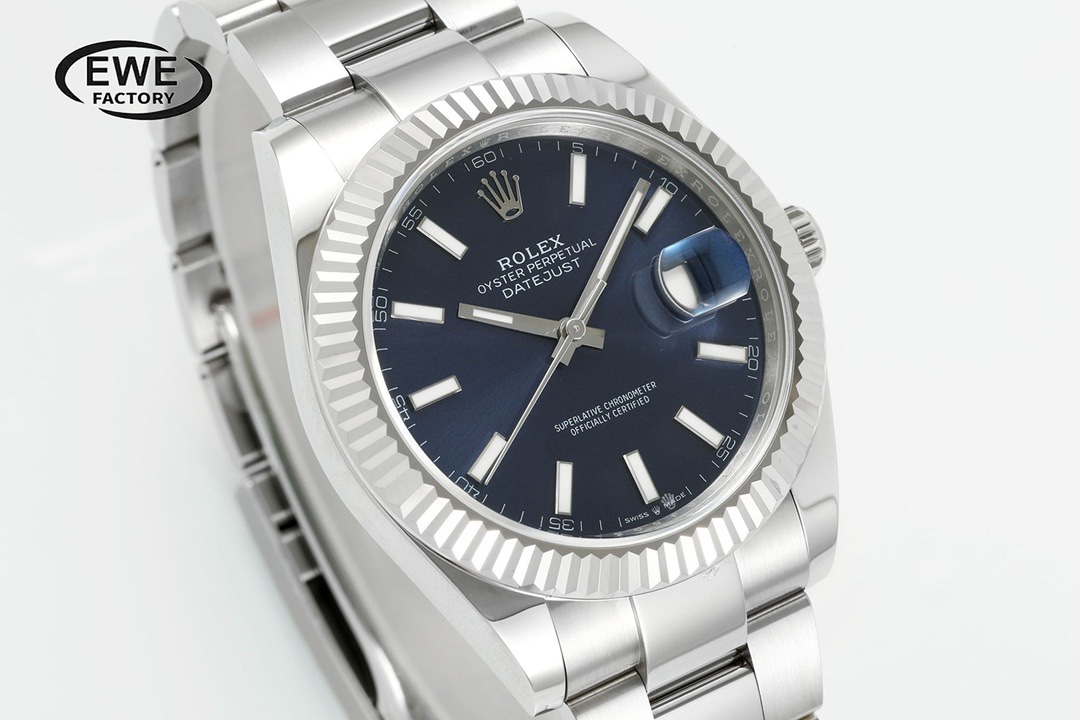 Rolex EWE Factory Datejust 41mm Men Watch, 3235 Automatic Movement, 904L Steel