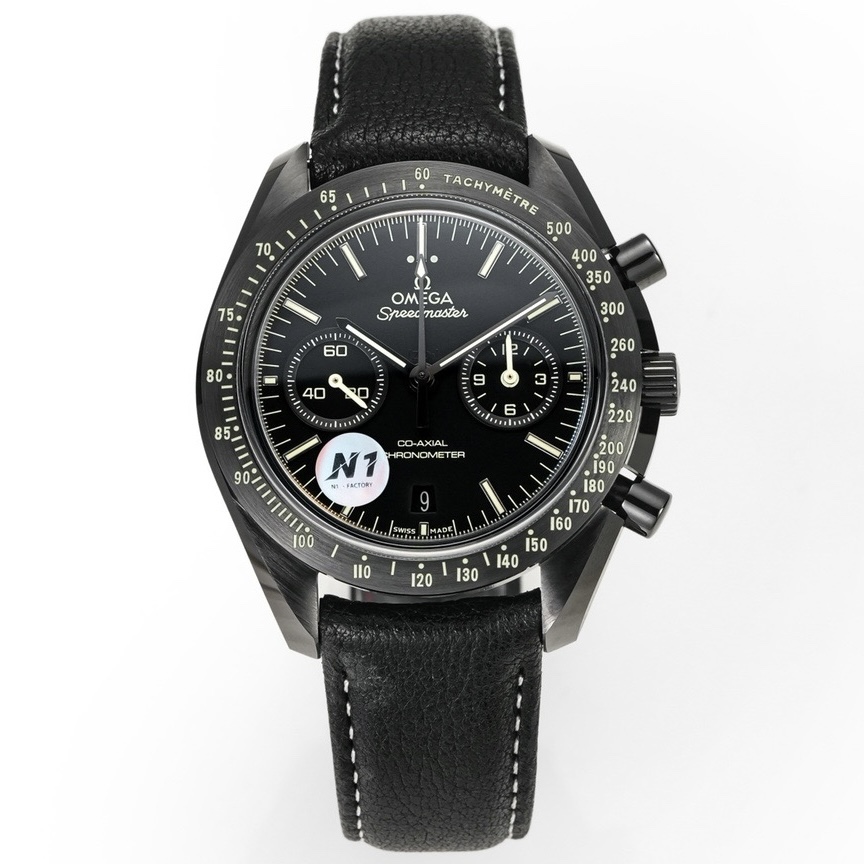 Omega Speedmaster Dark Side of the Moon Full Ceramic Chronograph | N1 Factory Cal.9300 Automatic Watch 44.25mm
