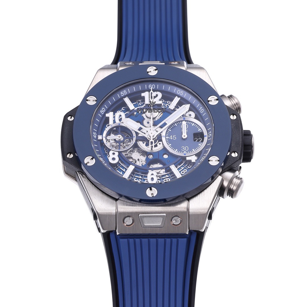 Hublot Big Bang Automatic Chronograph Watch 42mm Titanium Rubber Strap