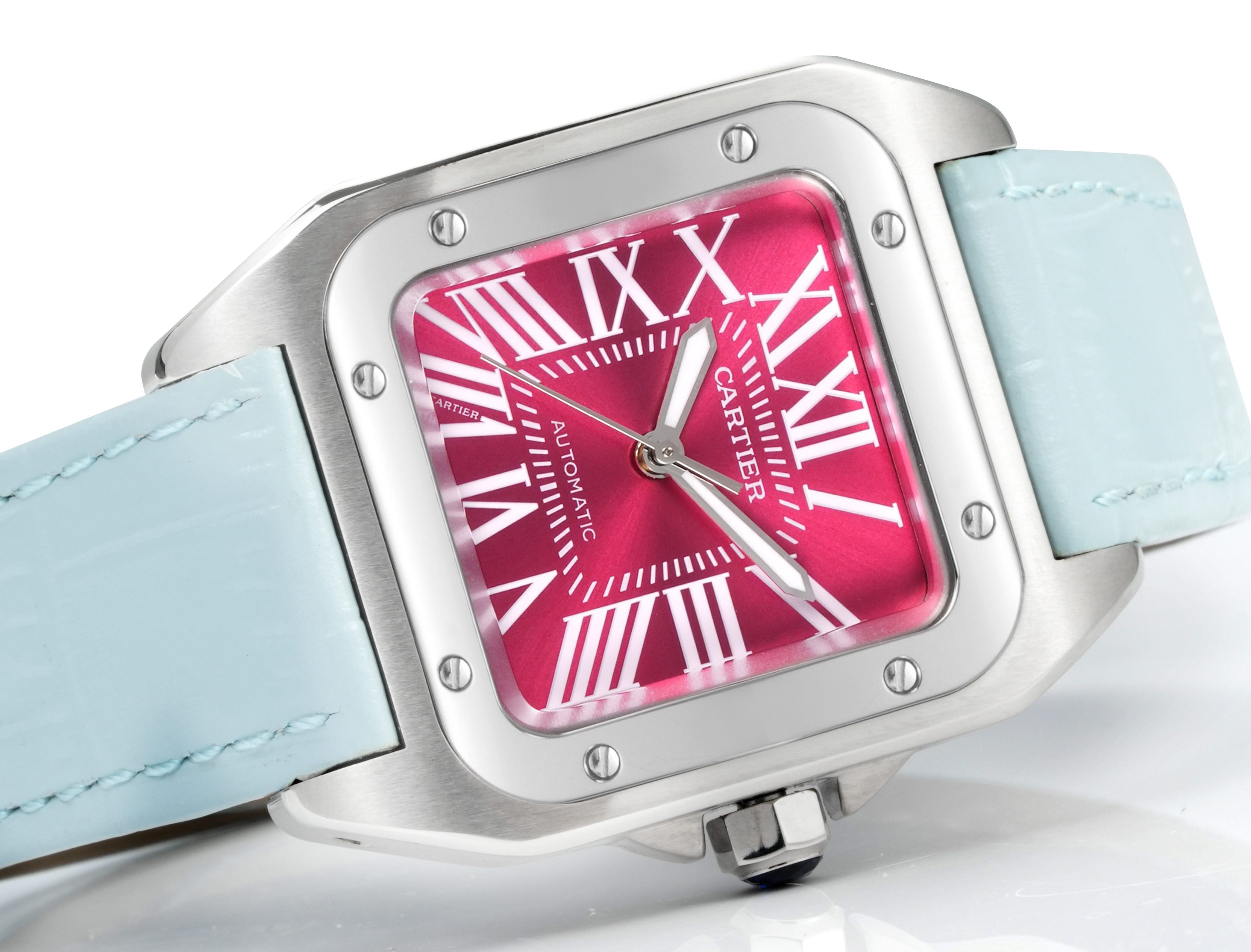 Cartier Santos 100th Anniversary Ladies Automatic Watch, 35.6mm