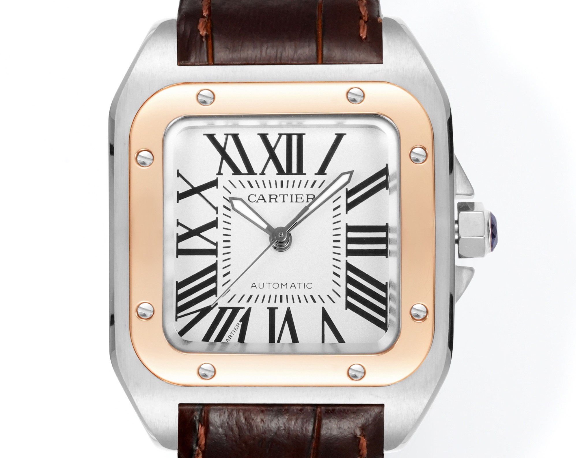 Cartier Santos 100th Anniversary Ladies Automatic Watch, 35.6mm