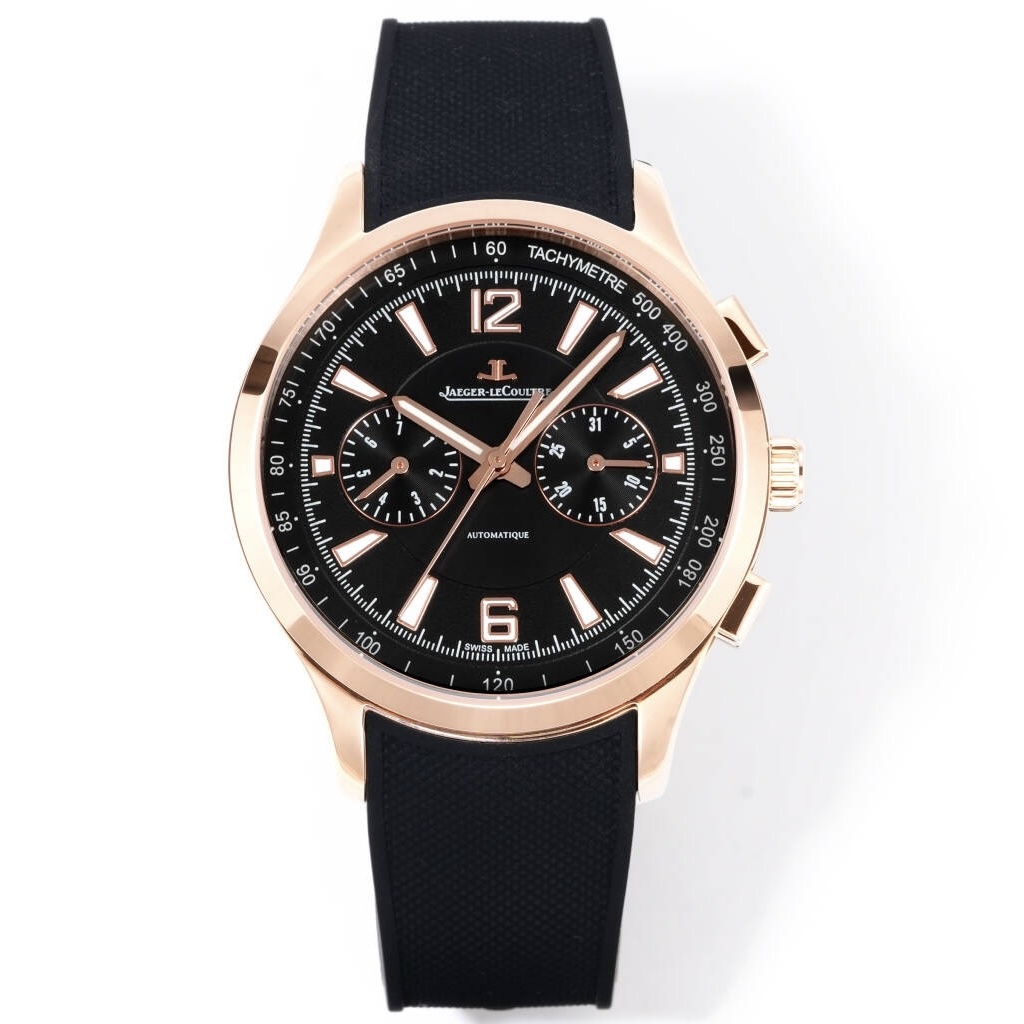 Jaeger-LeCoultre Polaris Chronograph Automatic Watch 42mm Rubber Strap