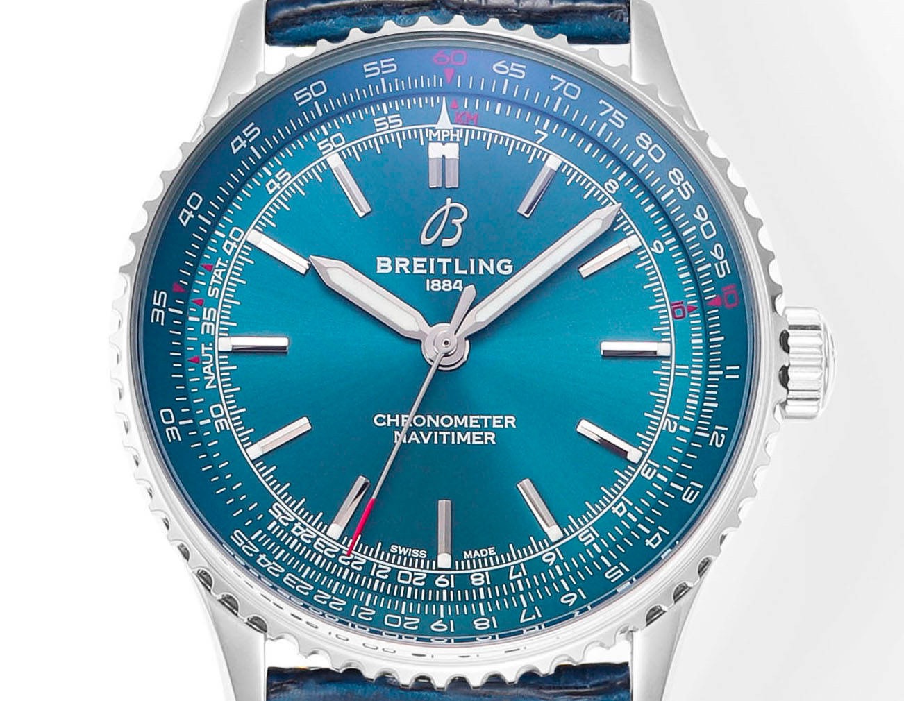 BREITLING Navitimer 1 Pilot Watch 41mm, TW Factory Seagull 2824 Automatic Leather Strap