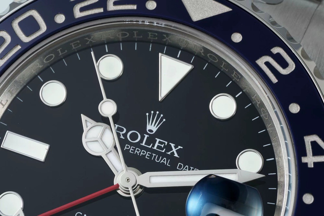 Rolex GMT Travel Watch 904L Steel Cal.3285 Movement
