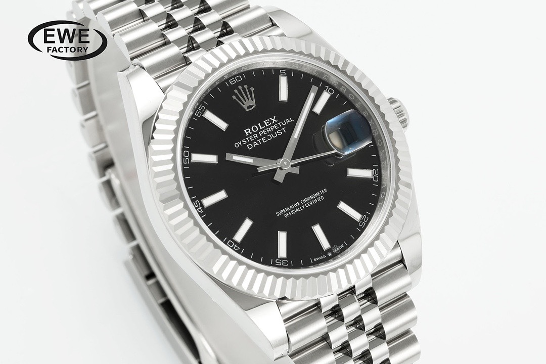 Rolex EWE Factory Datejust 41mm Men Watch, 3235 Automatic Movement, 904L Steel
