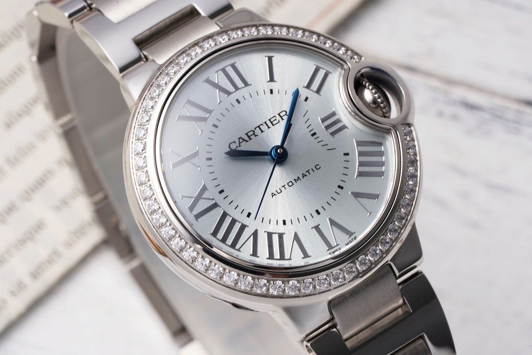 Cartier Ballon Bleu AF Upgraded 33mm Women Automatic Wristwatch