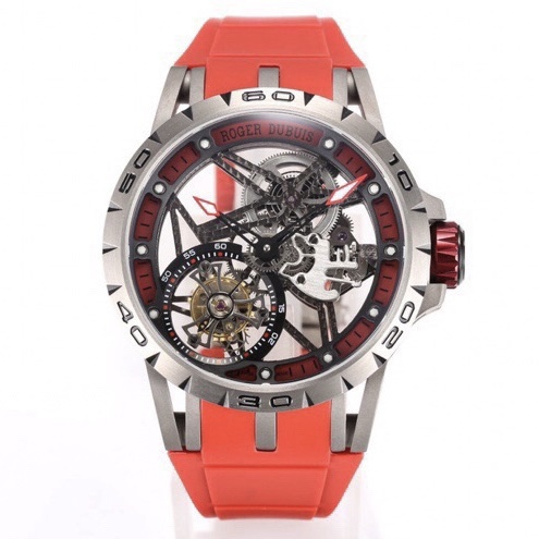 Roger Dubuis Titanium Skeleton Tourbillon Watch
